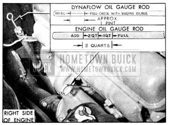 1956 Buick Engine and Dynaflow Oil Gauge Rods