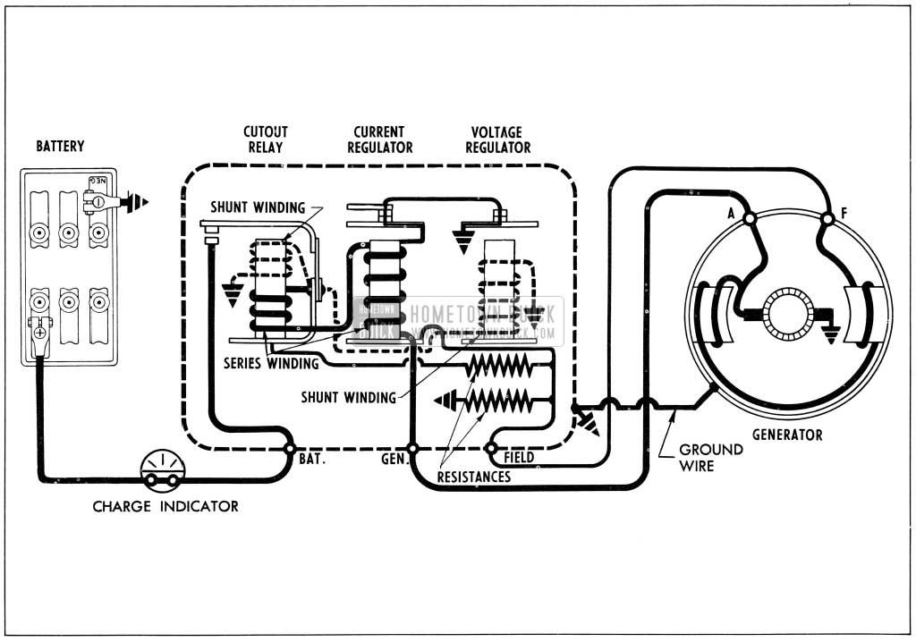 1956 Buick Generator System Circuits