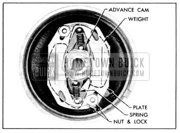 1956 Buick Installation of Advance Weights, Cam, Springs and Plate