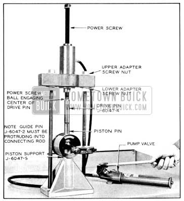 1956 Buick Installing Piston Pin