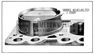 1956 Buick Installing Piston with Ring Compressor