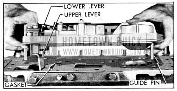 1956 Buick Installing Valve and Servo Body Assembly