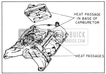 1956 Buick Intake Manifold Heat Chambers