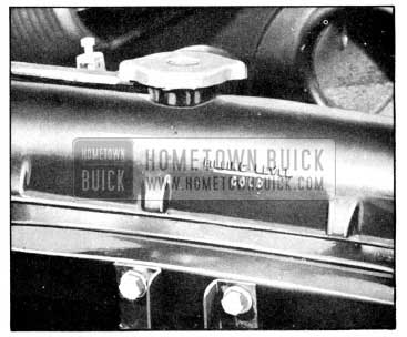 1956 Buick Radiator Filling Level-Cold