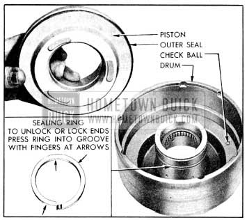 1956 Buick Removal of Clutch Piston and Oil Sealing Ring