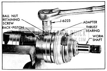 1956 Buick Removing Ball Nut Retaining Screw