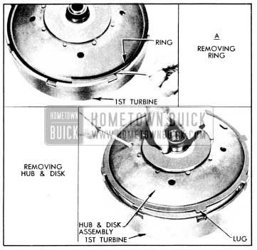 1956 Buick Removing Disk and Hub Assembly