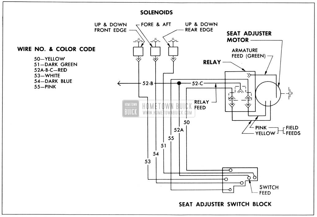 1956 Buick Six-Way Seat Electrical System