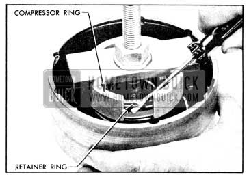 1956 Buick Using Clutch Spring Compressor J 2590