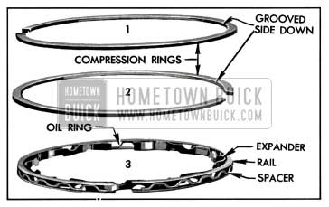 1957 Buick Compression and Oil Rings