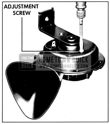 1957 Buick Horn Current Draw Adjustment