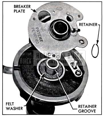 1957 Buick Installing Breaker Plate and Retainer