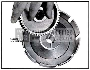 1957 Buick Installing Thrust Washer and Clutch Hub In Reaction Gear