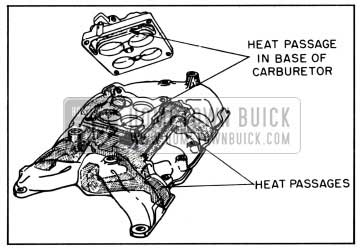 1957 Buick Intake Manifold Heat Chambers