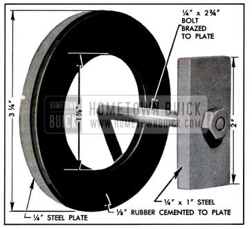 1957 Buick Plate and Washer for Pump Test