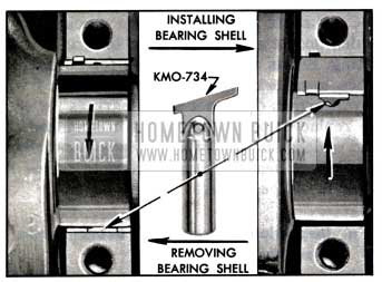 1957 Buick Removing and Installing Crankshaft Bearing Upper Shell