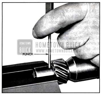 1957 Buick Removing Distributor Gear Pin