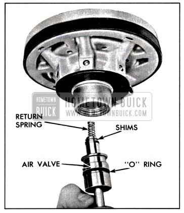 1957 Buick Removing or Installing Air Valve Assembly