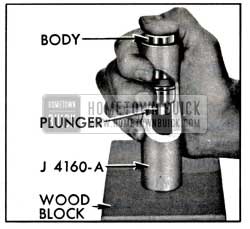 1957 Buick Removing Stuck Plunger with J 4160-A
