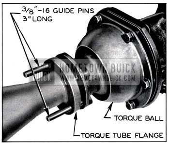 1957 Buick Removing Torque Tube from Torque Ball