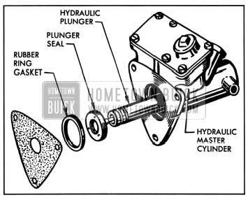 1957 Buick Removing Vacuum Cylinder from Hydraulic Cylinder