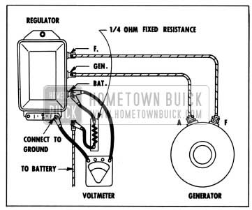 1957 Buick Testing Voltage Regulator