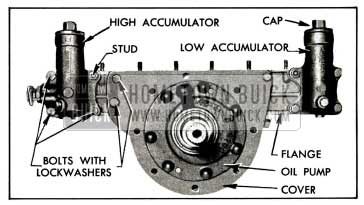 1958 Buick Accumulator Body and Reaction Shaft Flange Attaching Screws