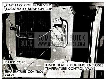 1958 Buick Adjusting Temperature Control Valve
