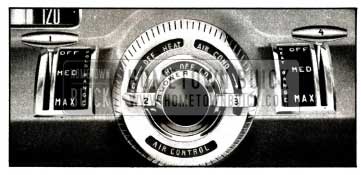 1958 Buick Air Conditioner Control Panel