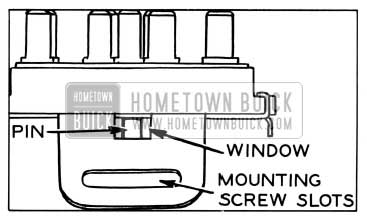 1958 Buick Checking Direction Signal Switch Adjustment