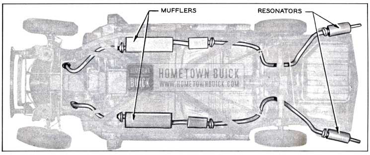1958 Buick Dual Exhaust System