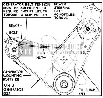 1958 Buick Generator Belt Adjustment