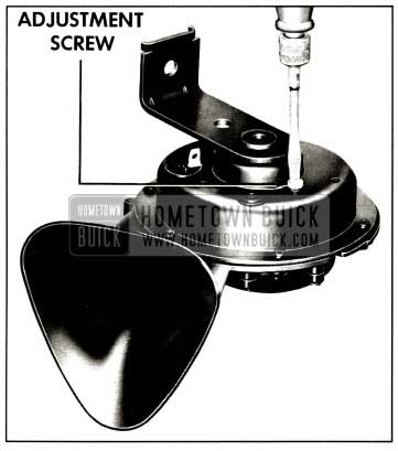 1958 Buick Horn Current Draw Adjustment