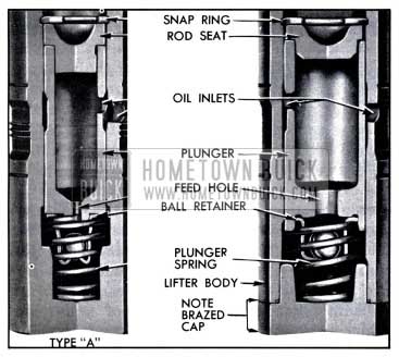 1958 Buick Hydraulic Valve Lifter, Sectional View