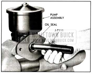 1958 Buick Installation of Drive Shaft Seal - Air Poise Pump