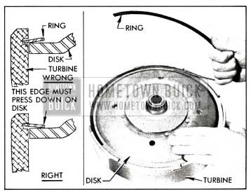 1958 Buick Installing Disk Retaining Ring