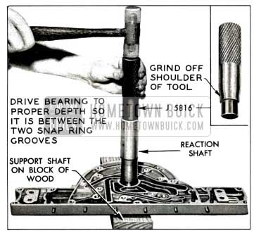 1958 Buick Installing Input Shaft Bearing