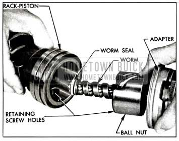 1958 Buick Installing Worm Assembly in Rack-Piston