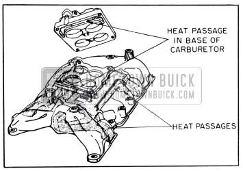 1958 Buick Intake Manifold Heat Chambers