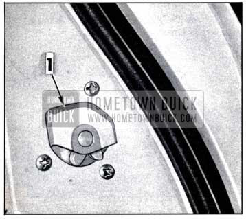 1958 Buick Lubrication of Door Lock