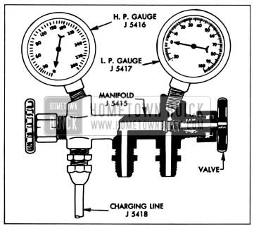 1958 Buick Pressure Gauge Set