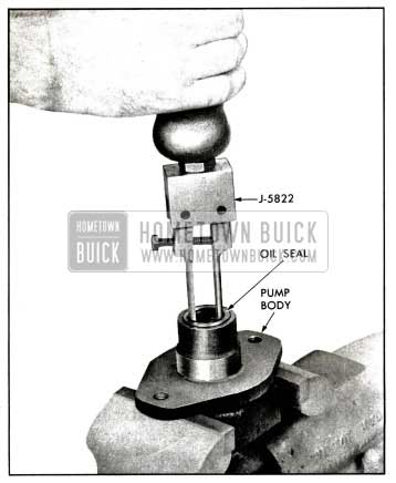 1958 Buick Removal of Drive Shaft Seal - Standard Pump