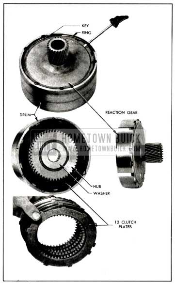 1958 Buick Removal of Reaction Gear, Hub, and Plates