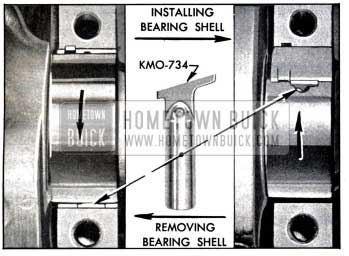 1958 Buick Removing and Installing Crankshaft Bearing Upper Shell