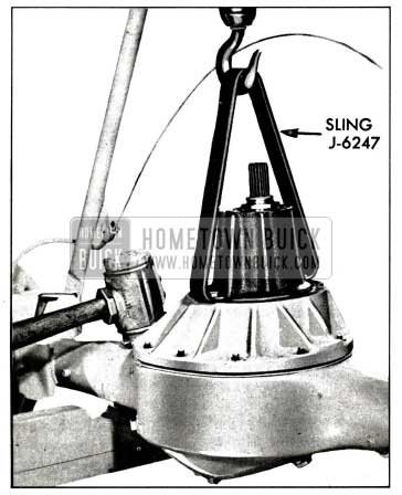 1958 Buick Removing Carrier Assembly from Rear Axle Housing