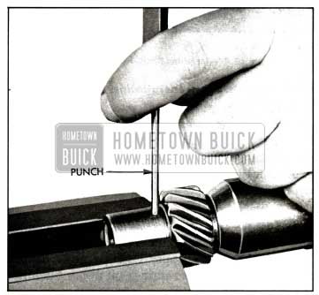 1958 Buick Removing Distributor Gear Pin