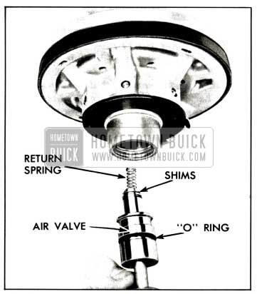 1958 Buick Removing or Installing Air Valve Assembly
