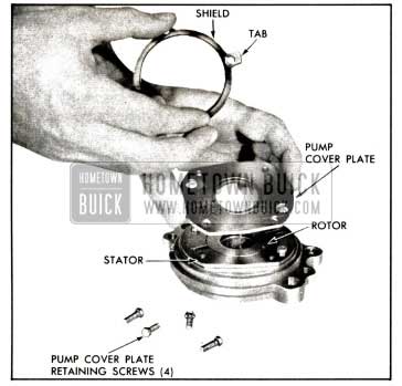1958 Buick Removing Pump Shield and Cover Plate