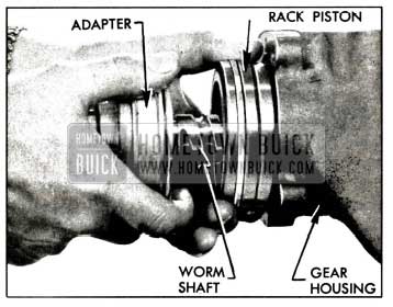 1958 Buick Removing Rack-Piston and Worm Assembly