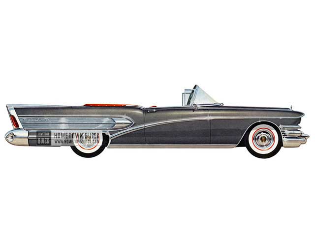 1958 Buick Roadmaster Convertible - Model 75C HB